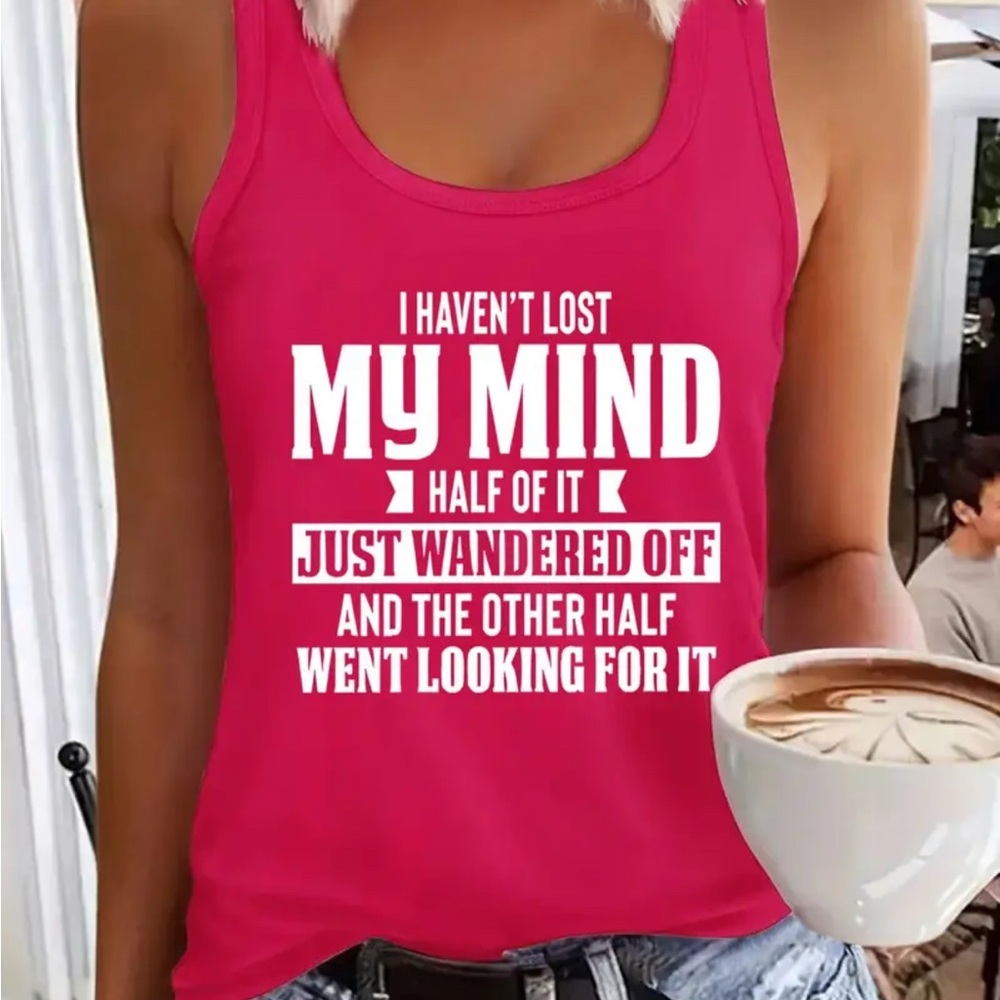 Women's rose red  Graphic Tank Top M
Sold not for sale